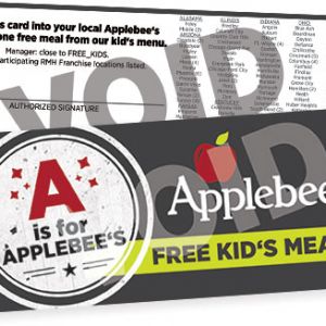 Applebee's - Good Report Card Deal