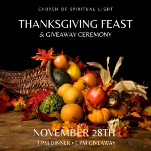 Church Of Spiritual Light - Thanksgiving Potluck Feast