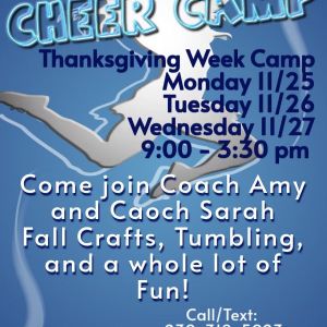 GEMS Thanksgiving Cheer Camp