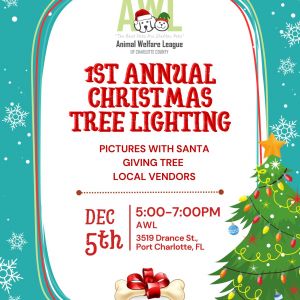 12/07 Animal Welfare League - Annual Christmas Tree Lighting