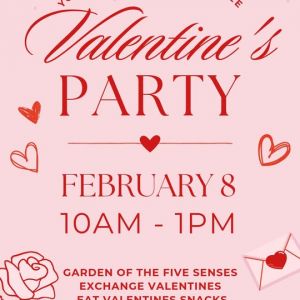 2/08 Kids Valentine's Day Meetup at the  Garden Of The Five Senses