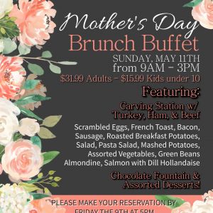 05/11 Mother's Day Brunch at Rotonda Golf and Country Club