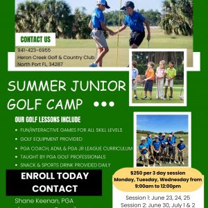 Heron Creek Summer Junior Golf Camp