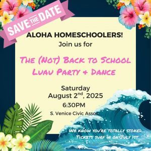 Not Back to School Luau at South Venice Civic Association