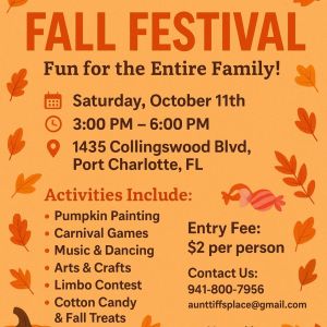 10/11 - Fall Festival at Aunt Tiff's Place