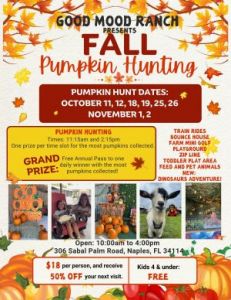 10/18 - 11/02 Good Mood Ranch Fall Pumpkin Hunting