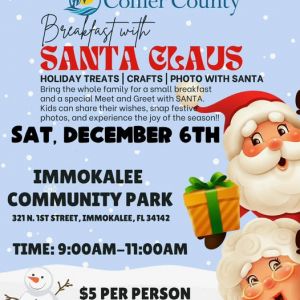 12/06 Immokalee Community Park Breakfast with Santa