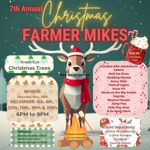 12/05-12/20 Christmas at Farmer Mike's Bonita Springs