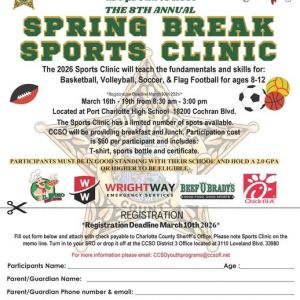 Charlotte County Sheriff's Office Spring Break Sports Clinic