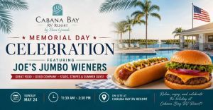 05/24  Memorial Day Celebration at Cabana Bay